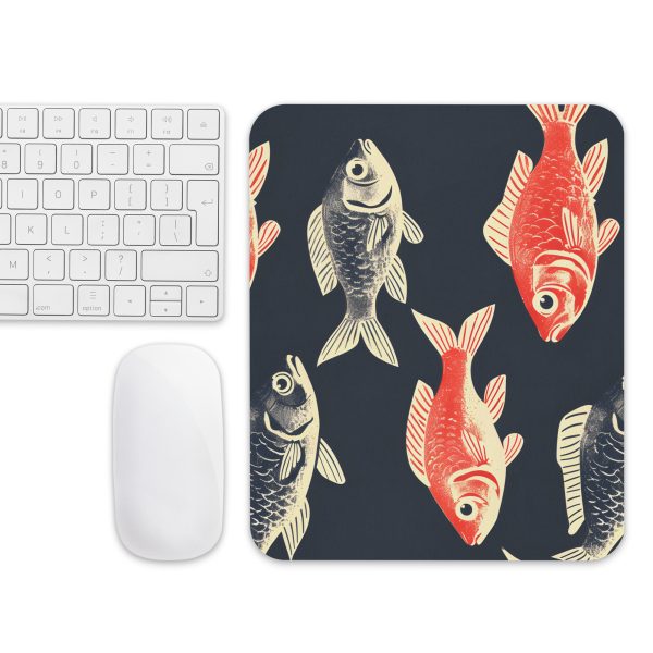 Vintage Fish - Mouse pad