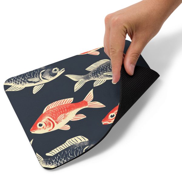 Vintage Fish - Mouse pad