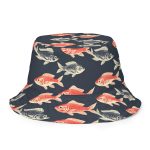 Vintage Fish - Reversible bucket hat