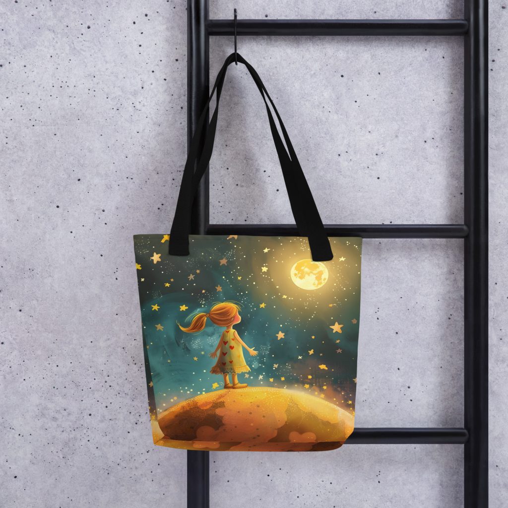 Dreamer Beneath the Moon – Tote bag 