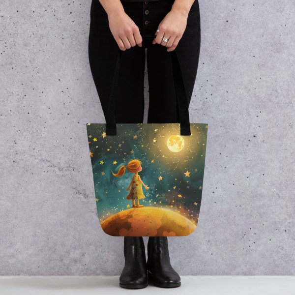 Dreamer Beneath the Moon - Tote bag