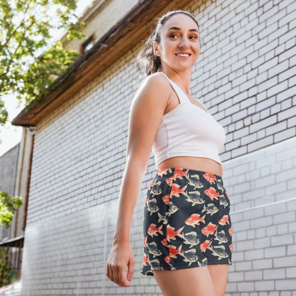 Vintage Fish - Women’s Recycled Athletic Shorts