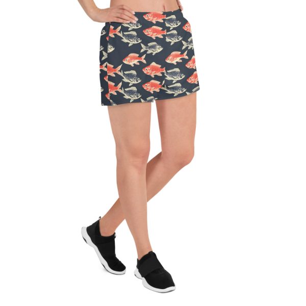 Vintage Fish - Women’s Recycled Athletic Shorts