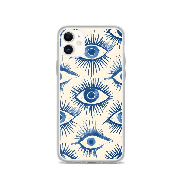 Evil Eyes Painted Wet - Clear Case for iPhone®