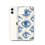 Evil Eyes Painted Wet - Clear Case for iPhone®