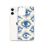 Evil Eyes Painted Wet - Clear Case for iPhone®