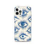 Evil Eyes Painted Wet - Clear Case for iPhone®