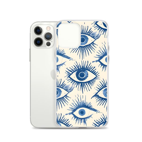 Evil Eyes Painted Wet - Clear Case for iPhone®