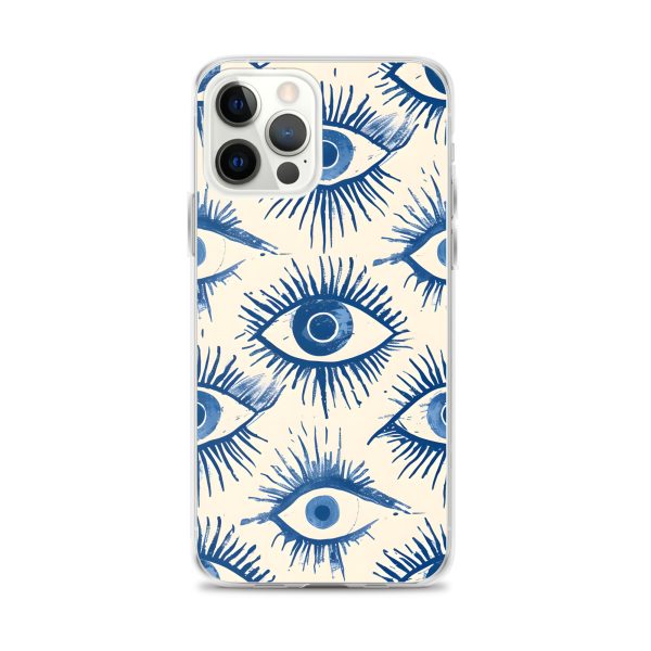 Evil Eyes Painted Wet - Clear Case for iPhone®