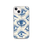 Evil Eyes Painted Wet - Clear Case for iPhone®