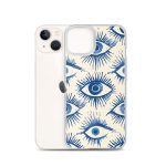 Evil Eyes Painted Wet - Clear Case for iPhone®