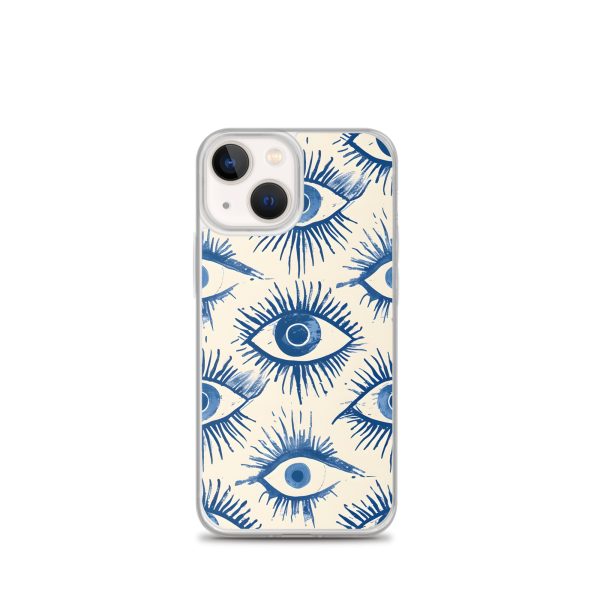 Evil Eyes Painted Wet - Clear Case for iPhone®