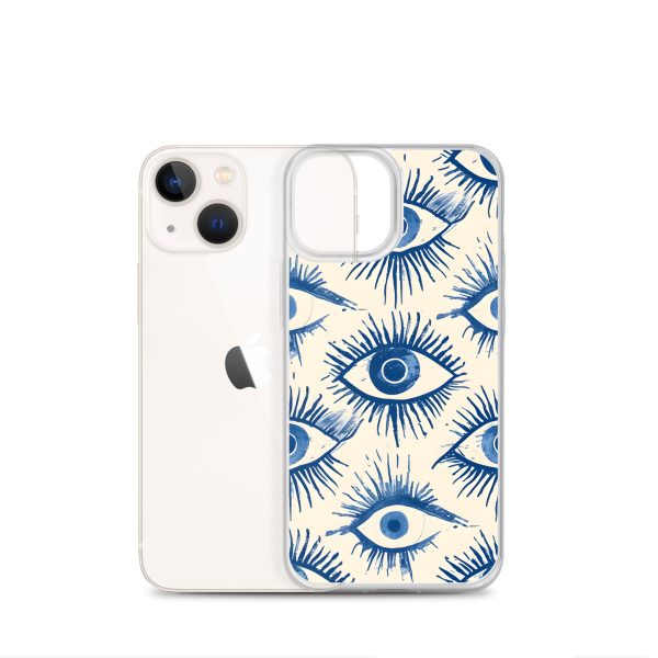 Evil Eyes Painted Wet - Clear Case for iPhone®