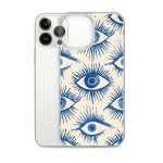 Evil Eyes Painted Wet - Clear Case for iPhone®