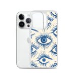 Evil Eyes Painted Wet - Clear Case for iPhone®