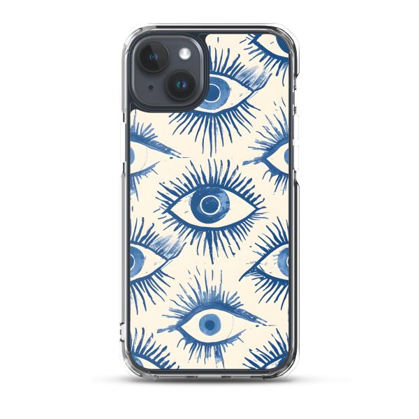 Evil Eyes Painted Wet - Clear Case for iPhone®