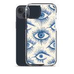 Evil Eyes Painted Wet - Clear Case for iPhone®