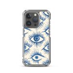 Evil Eyes Painted Wet - Clear Case for iPhone®