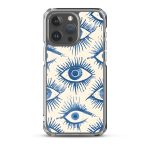 Evil Eyes Painted Wet - Clear Case for iPhone®