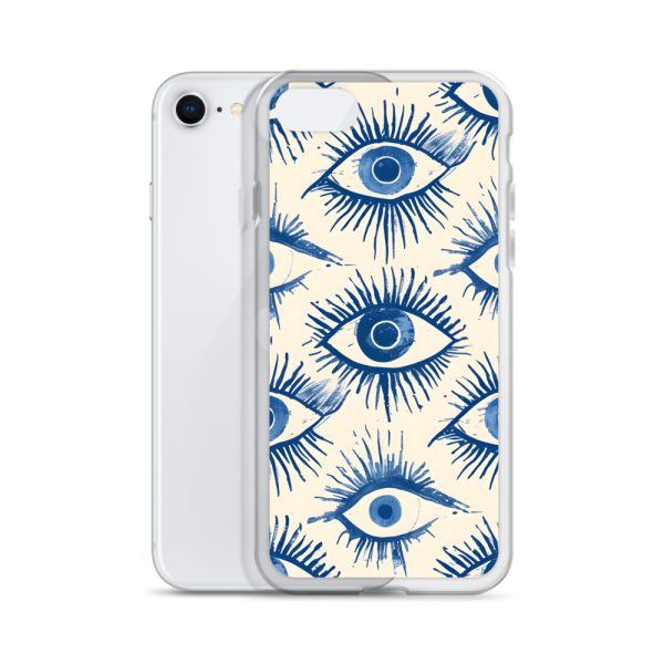 Evil Eyes Painted Wet - Clear Case for iPhone®