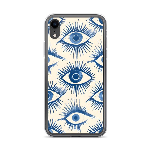 Evil Eyes Painted Wet - Clear Case for iPhone®