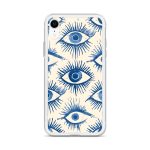 Evil Eyes Painted Wet - Clear Case for iPhone®