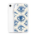 Evil Eyes Painted Wet - Clear Case for iPhone®