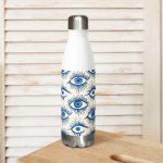 Evil Eyes Painted Wet - Stainless steel water bottle