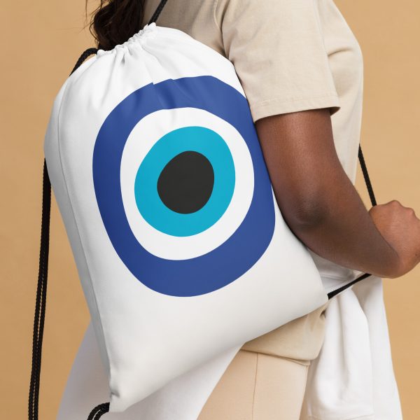 Unveiling the Ancient Evil Eye - Drawstring bag