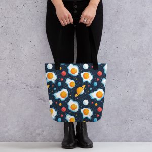 Cosmic Omelette with a Side of Stars - Tote bag