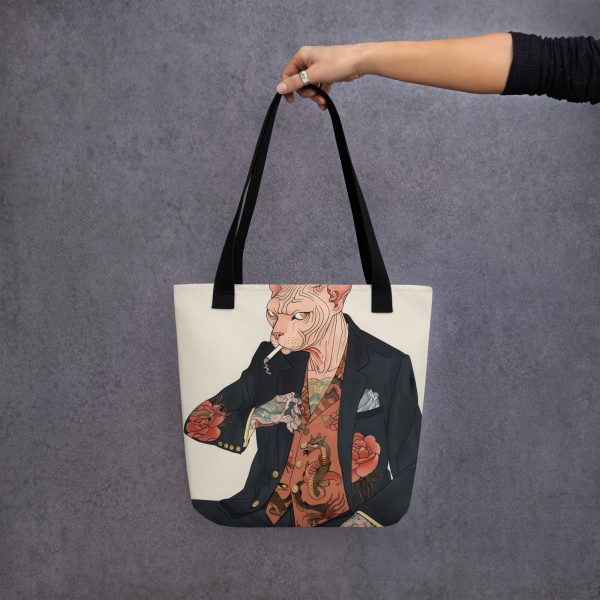 Hairless Boss: Yakuza Cat - Tote bag