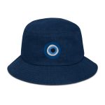 Unveiling the Ancient Evil Eye - Denim bucket hat