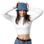 Unveiling the Ancient Evil Eye - Denim bucket hat