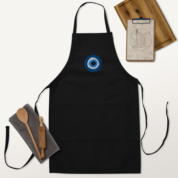 Unveiling the Ancient Evil Eye - Embroidered Apron