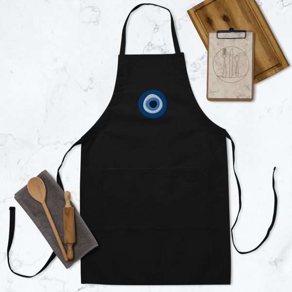 Unveiling the Ancient Evil Eye - Embroidered Apron