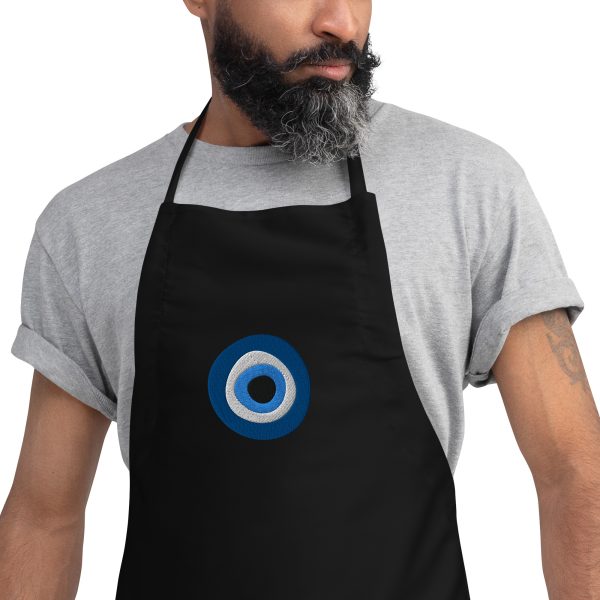 Unveiling the Ancient Evil Eye - Embroidered Apron