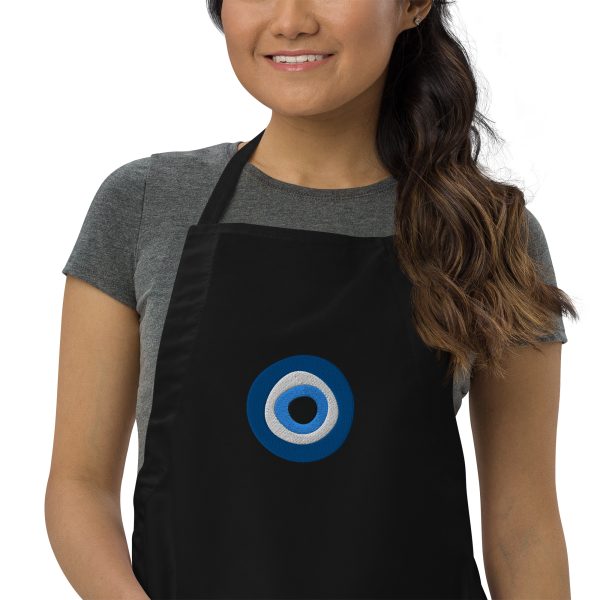 Unveiling the Ancient Evil Eye - Embroidered Apron