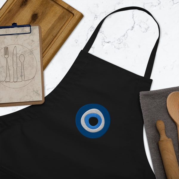 Unveiling the Ancient Evil Eye - Embroidered Apron