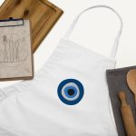 Unveiling the Ancient Evil Eye - Embroidered Apron