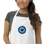 Unveiling the Ancient Evil Eye - Embroidered Apron