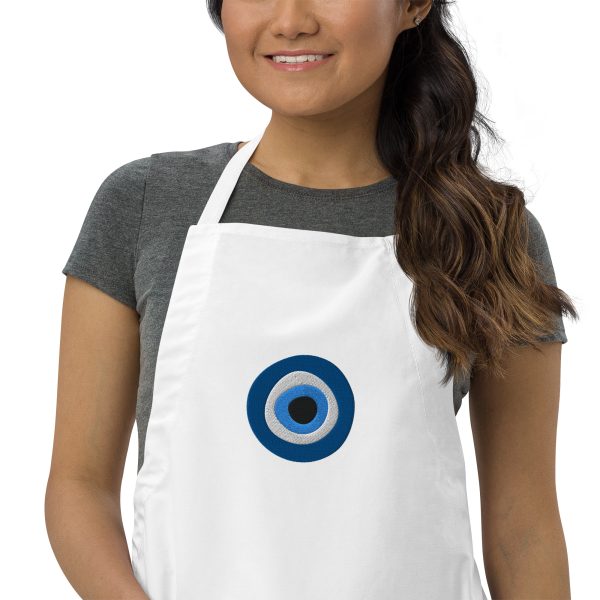 Unveiling the Ancient Evil Eye - Embroidered Apron