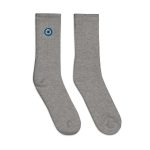 Unveiling the Ancient Evil Eye - Embroidered socks