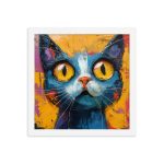 Curious Kitty - Framed poster