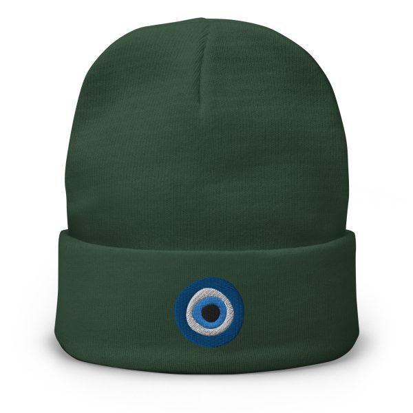 Dark Green Eye Beanie