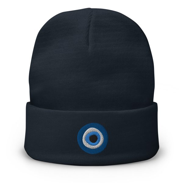 Navy Eye Beanie