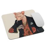 Hairless Boss: Yakuza Cat - Mouse pad