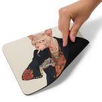 Hairless Boss: Yakuza Cat - Mouse pad