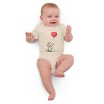 A Trunk Full of Love - Organic cotton baby bodysuit