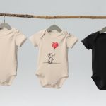 A Trunk Full of Love - Organic cotton baby bodysuit