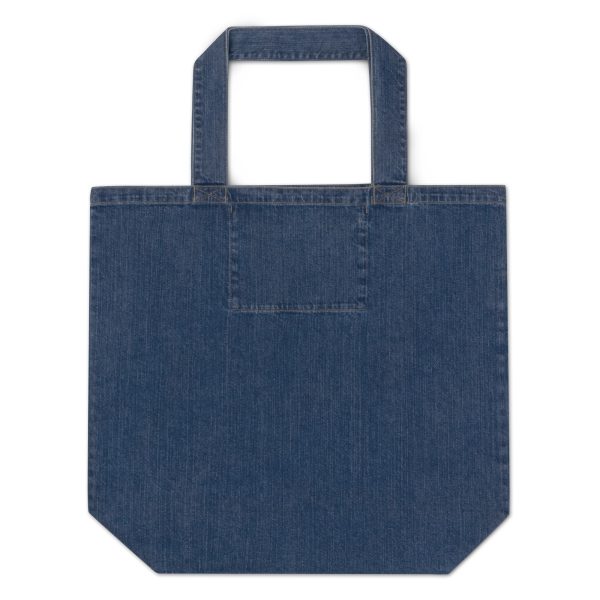 Unveiling the Ancient Evil Eye - Organic denim tote bag